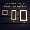 LUMENGY Solar Paver Light 4×4 inch (3.93 X 3.93), Up To 12 Hours Continues Lighting, Stainless Steel, Glare-Free Lighting For Driveways & Garden, 2700K Warm White, Waterproof & Drive-Over Rated. Ver 2 by CozyNest Decor