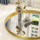 30 Inch Round Bathroom Mirror - Wall Mounted Circle Mirror with Metal Frame, Modern Mirror Suitable for Bathroom, Vanity, Entryway, Living Room, Wall Decor,Gold by CozyNest Decor