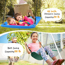 Hapfan Swing Sets for Backyard with Monkey Bars, Belt Swing, Platform Swing, Climbing Net, Trapeze Bar, Outdoor Playset for Kids by TinyTreasures Baby Boutique