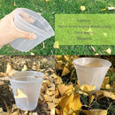 30 pcs 5/6 inch Clear Nursery pots,Thick Plastic Clear Plant pots with Drainage Holes for Orchids,Succulents etc,Outdoor or Indoor use by GreenHaven Gardens