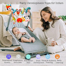 Baby Car Seat Toys, Infants Activity Spiral Plush Toys for Babies 0-6 Months Hanging Stroller Toy Gift for Infant Boys and Girls 0 3 6 12 Months Newborn Sensory Toy with Rattles Squeaker Music - Fox by TinyTreasures Baby Boutique
