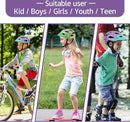 OnBros Kids Bike Helmet - Bike Helmets for 5-14 Boys or Girls with Visor, Children Bicycle Helmet for Skateboard Mountain Scooter Road Cycling, Lightweight and Adjustable 50-57CM by TinyTreasures Baby Boutique