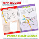 hand2mind Moving Creations with K'NEX, Book and Building Kit for Kids Ages 8-12, 9 Models & 18 Science Experiments, Explore The Science of Air and Water, Homeschool Science Kits by TinyTreasures Baby Boutique