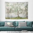 HZOHNAGO Japanese Tapestry Tree Misty Garden Lake Printed Wall Tapestry Ink Painting Wall Hanging for Bedroom Living Room Dorm 80" W x 60" H by CozyNest Decor