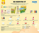 METMA 1999 Egg Decorating Kit Farm Crafts - Complete Decorative Eggs Set with Liquid Dyes, Tablets, Stickers, Egg Spinner and More - Fun Easter Egg Dye Kit Arts and Crafts for Kids (Farm Crafts) by TinyTreasures Baby Boutique