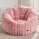 Hobestluk Bean Bag Chair Oversized Bean Bag Chair for Adults Donut-Shaped Large Bean Bag with Spacious Design for Living Room Bedroom or Reading Nook (Bubble Pink) by CozyNest Decor