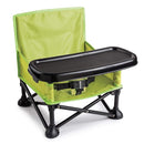 Summer by Bright Starts Pop 'N Sit Portable Booster Chair, Floor Seat, Indoor/Outdoor Use, Compact Fold, Green, 6 Mos - 3 Yrs by TinyTreasures Baby Boutique