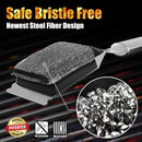 GRILLART Grill Brush Bristle Free Replacement Head - 2PCS by GreenHaven Gardens