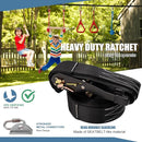 Slsy Ninja Warrior Obstacle Course for Kids, 50FT Durable Ninja Slackline Kit with 8 Accessories, Playset Equipment for Boys & Girls with Swing, Climbing Net, Ladder & Monkey Bars by TinyTreasures Baby Boutique