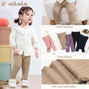 U·nikaka Toddler Baby Girls Pants Ribbed Infant Pants Leggings Toddler Baby Girl Bottoms Leggings 2 Packs by TinyTreasures Baby Boutique