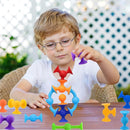 48 Piece Suction Cup Toys Construction Set, Silicone Building Blocks DIY Blocks - Sucker Toy are Fun Bath Toys, Fidget Toys for Toddlers 1-3 Old Boys and Girls by TinyTreasures Baby Boutique