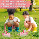 2Sets Bug Catcher for Kids- Sturdy Kids Bug Catching Kit Gifts with Collector Butterfly Net Tweezer, Bugs Habitat Outdoor Explorer Kit for Age 3 4 5 6 7 8, 8Pcs, Pink by TinyTreasures Baby Boutique