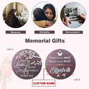 ASTARIN 36" Large Deep Tone Personalized Name Sympathy Wind Chimes, Cardinal Memorial Wind Chime for Loss of Mother Father Loved One, Bereavement Condolence Gifts Decor Outdoor Patio Garden by CozyNest Decor