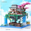 Cherry Blossom Tree Building Set with Gift Box, Original Music Cherry Blossom Tree House(Type :Symphony), Japanese Sakura Tree House Lights Building Kit3320 Pcs, Cherry Bonsai Building Set. by GreenHaven Gardens