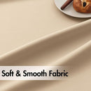 ANRODUO Back Tab Blackout Curtains for Bedroom Living Room, Rod Pocket Pinch Pleated Thermal Insulated Room Darkening Curtains 90 Inches Long 2 Panels, Beige, 42 x 90 Inch by TinyTreasures Baby Boutique