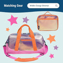 Wildkin 15-inch Kids Backpack – Durable, Padded, Adjustable for School & Travel - Orange Shimmer by TinyTreasures Baby Boutique