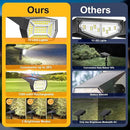 Fabrito 72 LEDs Solar Spot Lights Outdoor Waterproof, 3 Modes Landscape Spotlights, Dusk to Dawn Solar Powered Flood Wall Lights for Outside, Solar Garden Lights for Yard Porch 6 Pack (Cool White) by CozyNest Decor