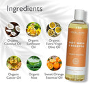 SoCal Suds & Company Baby Shampoo & Body Wash, 2-in-1 Organic Gel - Gentle Castile Soap with Vitamin-Infused Oils & Botanicals - Natural Care for Sensitive Skin Hypoallergenic - 12oz Sweet Orange by TinyTreasures Baby Boutique