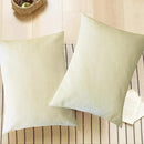 CaliTime Throw Pillow Covers Decorative 20 X 26 Inches Pack of 2 Cozy Chenille Standard Pillow Shams Cases for Couch Sofa Bed Living Room Home Beige by CozyNest Decor