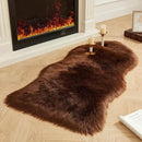 AMTOVO Faux Fur Rug, Coffee Area Rug, Fluffy Sheepskin Rug, Fuzzy Ultra Soft 2 x 4 ft Shag Rugs for Bedroom Sofa Throw Cushion Room Decor, Sheepskin by CozyNest Decor