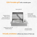 Kenyon B70200 City Grill, Portable Grill, Stainless Steel, Single Burner, Knob Control, Faceted Lid, UL Approved For Use Indoors And Outdoors, Flame-Free, 120V by GreenHaven Gardens