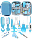 Baby Healthcare and Grooming Kit, Safety Newborn Nursery Baby Care Kit, with Hair Brush Comb, Nail Clipper, Thermometer, Pacifier Clip, Baby Registry Search, Baby Girl Boy Newborn Essentials by TinyTreasures Baby Boutique