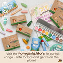 Honeysticks Super Jumbo Crayons (6 Pack) - 100% Pure Beeswax, Non Toxic Crayons for Toddlers 1-3, Extra Large Crayon Size, Easy to Hold and Use, Unbreakable Toddler Crayons, Eco-Friendly by TinyTreasures Baby Boutique