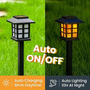 GIGALUMI Solar Lights for Outside,10 Pack Flickering Flame LED Solar Outdoor Lights, Waterproof Solar Garden Lights Maintain 10 Hours of Lighting for Christmas, Garden, Landscape, Path, Yard, Patio by GreenHaven Gardens