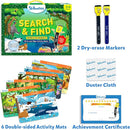 Skillmatics Search and Find Animals Educational Game - Reusable Preschool Learning Activities, Perfect for Toddlers & Kids Who Love Toys, Art & Crafts, Builds Vocabulary, Gifts for Ages 3, 4, 5, 6 by TinyTreasures Baby Boutique