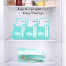 Breastmilk Storage Bags(50 Count)，8oz Milk Storage Bags for Breastfeeding，BPA Free with Easy Pour Spout, Self Standing, for Refrigeration and Freezing Blue by TinyTreasures Baby Boutique