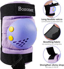 BOSONER Kids/Youth Knee Pad Elbow Pads for Roller Skates Cycling BMX Bike Skateboard Inline Rollerblading, Skating Skatings Scooter Riding Sports by TinyTreasures Baby Boutique