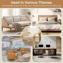 Mid-Century Accent Chair with Wide Armrest & Solid Wood Frame, Detachable and Washable Armchair, Modern Living Room Reading Chairs for Bedroom Sunroom Bedroom Balcony by CozyNest Decor
