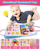 Exorany Busy Board Montessori Toys for Toddler Girl & Boy Birthday Gifts, Busy Book Learning Sensory Toys for Toddlers, Toddler Travel Toy Educational Activities Learn Fine Motor Skills by TinyTreasures Baby Boutique