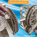 3D Wooden Puzzle Marble Run for Adults Kids - DIY Mechanical Puzzle Assembly Model Building Kit Wood Crafts for Boys and Girls Age 14+ Years Old by TinyTreasures Baby Boutique