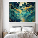 SIGNWIN 46"x60" Extra Large Framed Wall Art Whimsical Fantasy Forest, Vibrant Nature Landscape for Home Living Room Bedroom Decor (Frame Assembly Required) by CozyNest Decor
