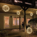 LIGHTSHARE 20IN 200LED Light Ball Yard Decoration Pathway Lights Sphere Light Fold Flat Metal Frame Indoor Outdoor Waterproof Garden Lights, Plug in by GreenHaven Gardens