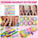 Friendship Bracelet Making Kit for Girls, Art & Craft Kits for Kids, DIY Jewelry Making with Charm & Stickers, Birthday Gifts for Ages 5-12, Toys for Ages 5, 6, 7, 8, 9, 10, 11, 12 Years Old by TinyTreasures Baby Boutique