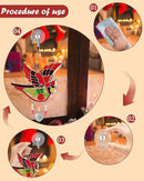 KY&BOSAM Cardinal Suncatcher I Love You Mom Glass Hangings for Windows Wind Chime Ornament with Hand Painted Real Flower and Metal Heart Charm Birthday Gifts for Women Mom Mother's Day by GreenHaven Gardens
