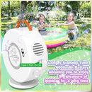 Bubble Machine for Kids Toddlers, Automatic Rechargeable Bubble Machine, 12000+ Bubbles Per Minute, Rotating 90°/360° Oscillating Electric Bubble Maker Outdoor Toys for Ages 3-5 by TinyTreasures Baby Boutique