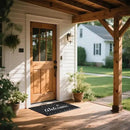 Yimobra Welcome Mat Outdoor Indoor, Waterproof Heavy Duty Front Door Mat Outside Entrance, Extra Sturdy Non-Slip Doormat, Low Profile, Dirt Trapping, 36x24 Inches, Black by CozyNest Decor