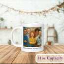 Personalized Coffee Mug, Custom Photo Caricature Gift, Funny Customized Coffee Gift for Men & Women, Custom Mugs with Pictures, White 11oz Customized Fathers Day Mug by TinyTreasures Baby Boutique