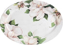 Bico Magnolia Floral Ceramic 16 inch Oval Platter, Microwave & Dishwasher Safe by CozyNest Decor