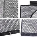 ALYER Breathable Mesh Laundry Hamper,Foldable Hanging Closet Storage Basket,Portable Space Saving Dirty Clothes Bag (Black) by CozyNest Decor
