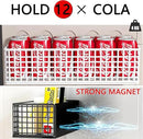 Magnetic Basket Magnetic Fridge Organizer Magnetic Pencil Holder Whiteboard Accessories Home Kitchen Organization (White-High) by CozyNest Decor
