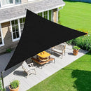 Amagenix Sun Shade Sail 18'X18'X25.5' Curved Edge Outdoor Shade Canopy Black Breathable 95% UV Block Shade Cloth for Patio Garden Backyard (We Make Custom Size) by GreenHaven Gardens