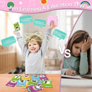 Pocket Speech Therapy Toys for 1 2 3 4 5 Years, Bilingual Spanish English 224 Sight Words Toddler Flash Cards Preschool Learning materialsToy, Montessori Autism Sensory Toys, Birthday Gifts for Girls by TinyTreasures Baby Boutique