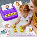Educational Toys for 3 4 5 Year Old Girls Boys Gifts, Matching Letter Spelling Games Learning Toys for Kids 2-4 Year Olds, Christmas Birthday Gifts for 3-6 Year Old Girls Toddler Toys Age 2-4 by TinyTreasures Baby Boutique