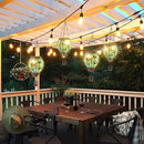 Solar Hot Air Balloon Lantern with Flame, Solar Hot Air Balloon Waterproof Lantern for Garden Farmhouse Decoration (GardenGnome2pcs)