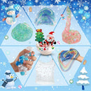 LAWOHO Build a Snowman Kit - 500ML Crystal Slime, Clay & Christmas Charms, Snowman Crafts for Kids, Stocking Stuffers for Adults, Slime Party Favors Kit by TinyTreasures Baby Boutique