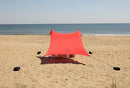Neso Tents Beach Tent with Sand Anchor, Portable Canopy Sunshade - 7' x 7' - Patented Reinforced Corners(Lehua Red) by TinyTreasures Baby Boutique